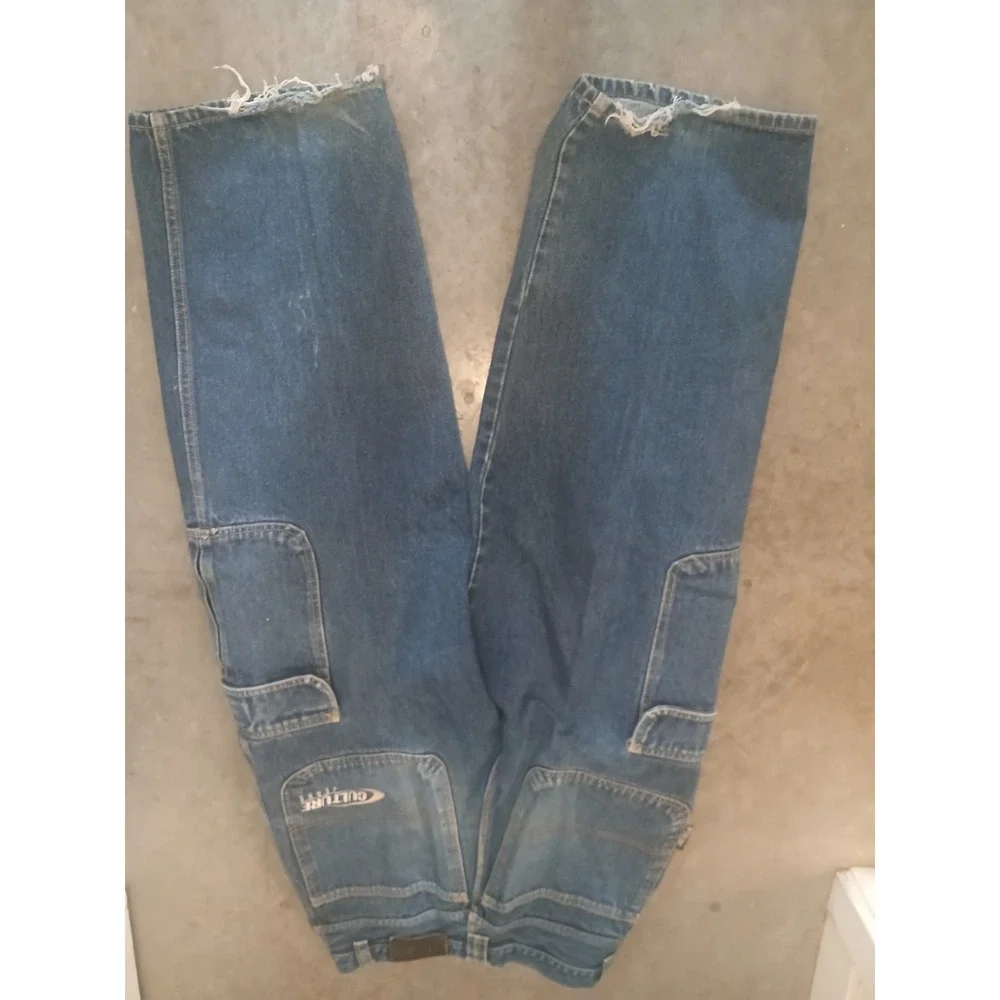 Vintage Y2K Culture Jeans 30x30 Fit 29x28 Baggy Wide Leg Hip Hop Rap - Picture 4 of 13
